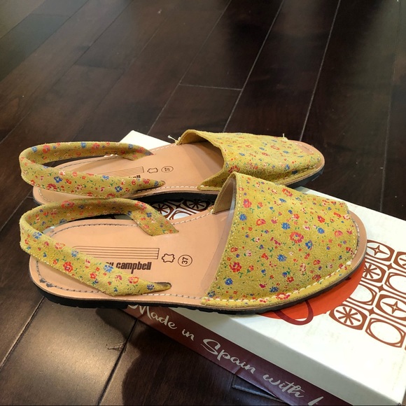 Jeffrey Campbell Shoes - Jeffrey Campbell Ibiza Yellow Floral sandals